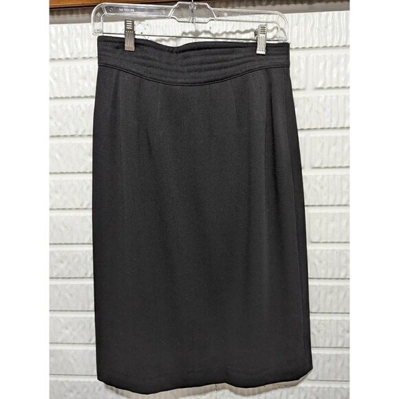 Escada Women's Black Pencil Skirt Size 38 - Picture 1 of 5